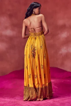 Punit Balana Yellow Embellished Dress -Inca Clothing Shop 0312pw8 3