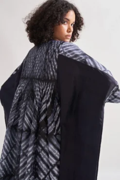 Amrich Black Shibori Handcrafted Eden Dress 11 Amrich Black Shibori Handcrafted Eden Dress -Inca Clothing Shop 0404amr05 5