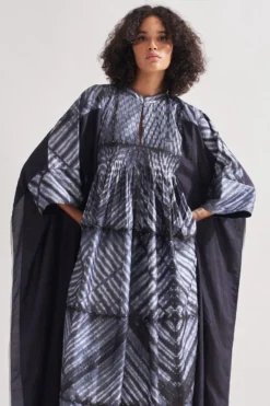 Amrich Black Shibori Handcrafted Eden Dress 12 Amrich Black Shibori Handcrafted Eden Dress -Inca Clothing Shop 0404amr05 6