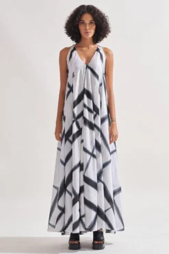 Amrich Raya Itajime Shibori Dress