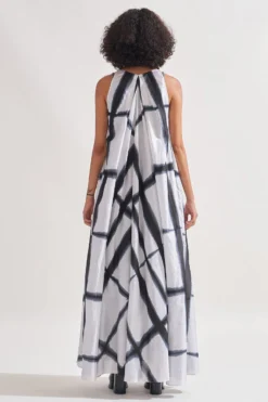 Amrich Raya Itajime Shibori Dress -Inca Clothing Shop 0404amr14 7