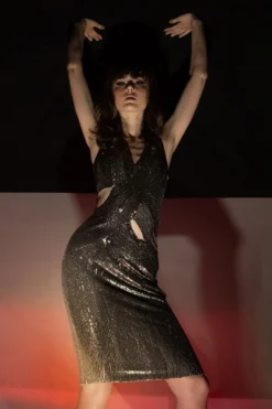 Rohit Gandhi + Rahul Khanna Gold Aurum Short Dress 5 Rohit Gandhi + Rahul Khanna Gold Aurum Short Dress -Inca Clothing Shop 0503rg02 3 1