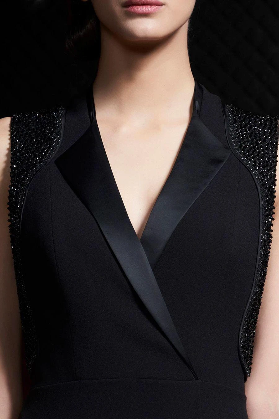 Rohit Gandhi + Rahul Khanna Omega Black Overlap Dress 3 Rohit Gandhi + Rahul Khanna Omega Black Overlap Dress - Image 3