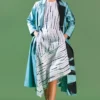 Bennch Shibori Asymmetric Dress