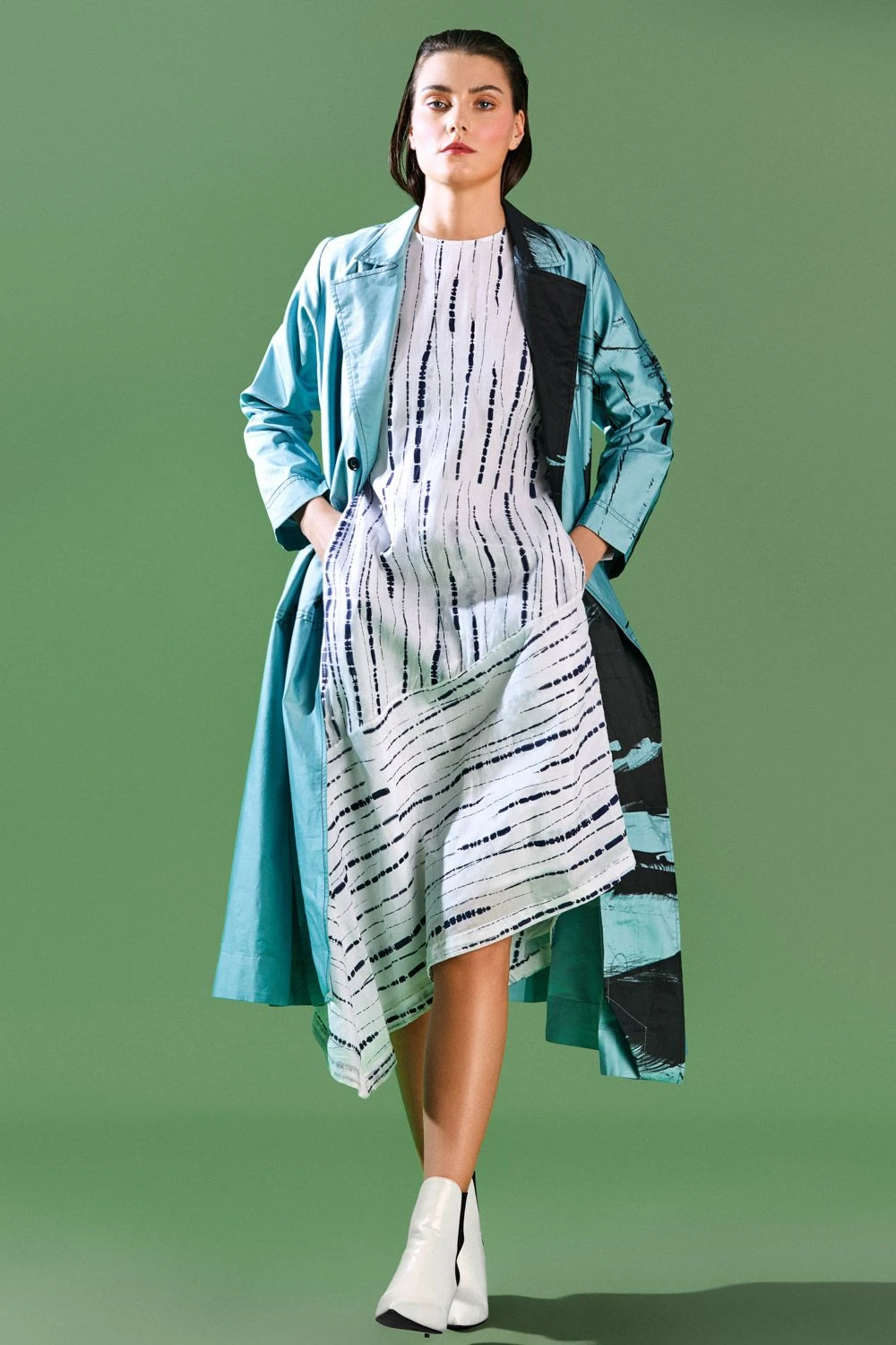 Bennch Shibori Asymmetric Dress 1 Bennch Shibori Asymmetric Dress