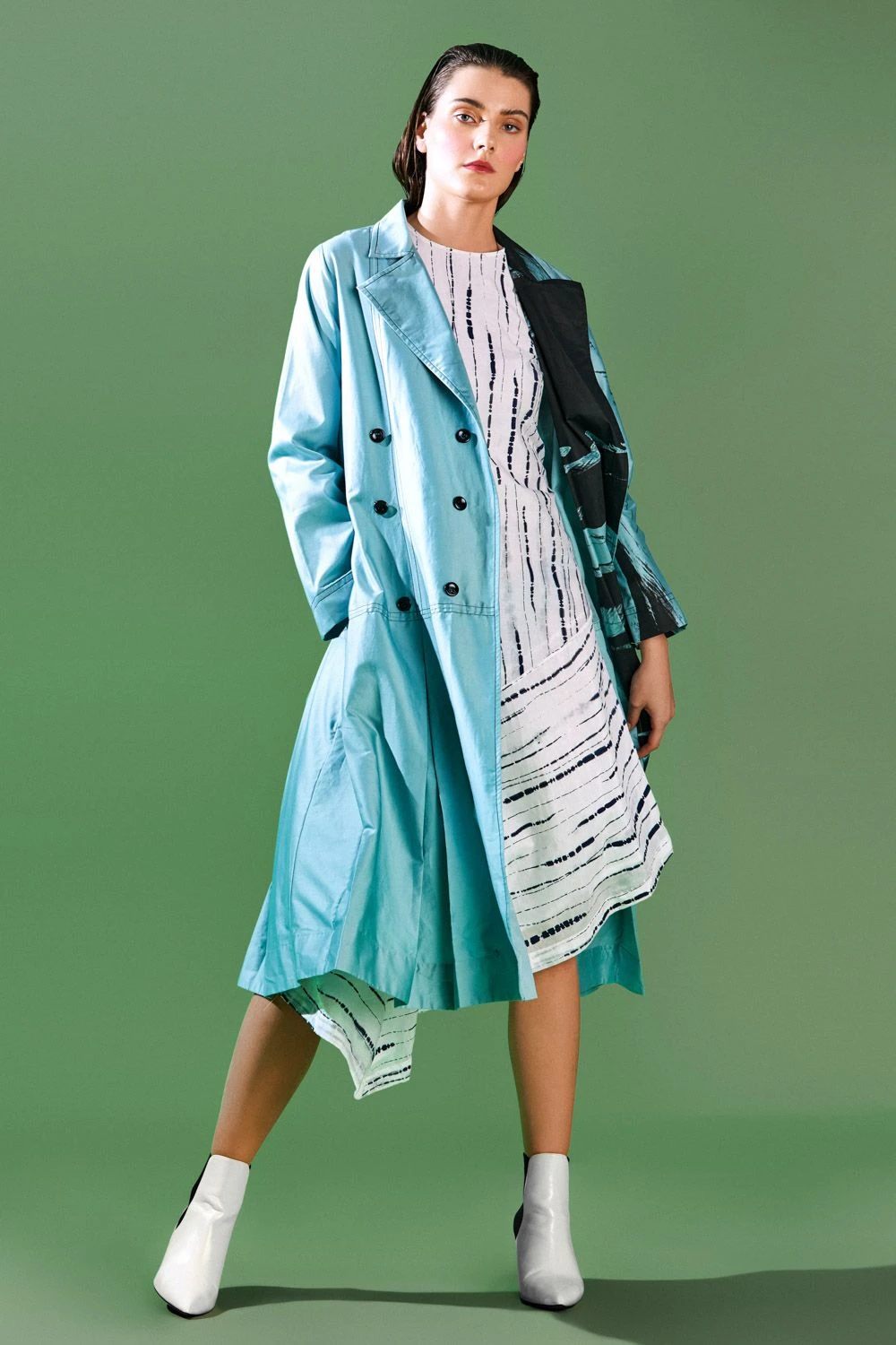 Bennch Shibori Asymmetric Dress 2 Bennch Shibori Asymmetric Dress - Image 2