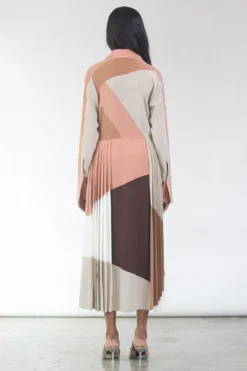 Bodice Color-block Pleated Panel Dress -Inca Clothing Shop 0dpbwow 2292d 1200 3