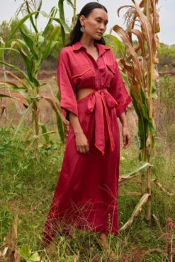 Twinkle Hanspal Elliott Cut-out Dress