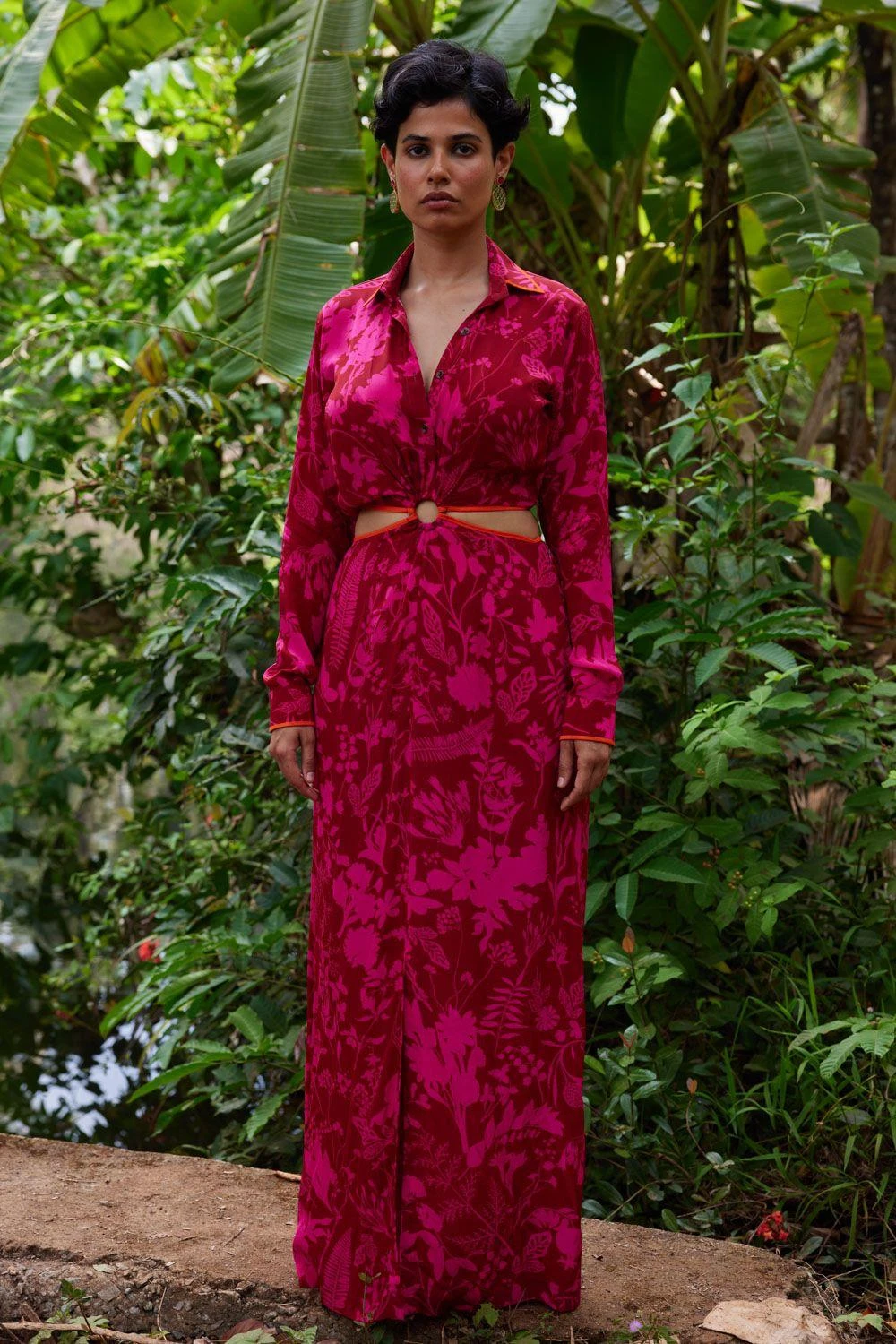 Twinkle Hanspal Venus Cut-out Shirt Dress 1 Twinkle Hanspal Venus Cut-out Shirt Dress