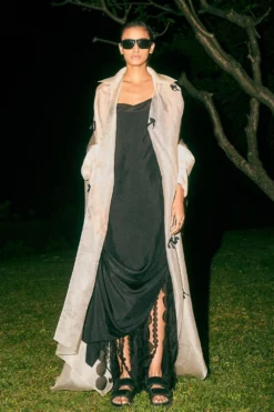 REIK Daria Draped Dress With Cynthia Jacket