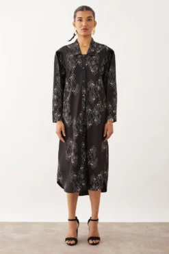 SNOB Faro Trench Style Dress