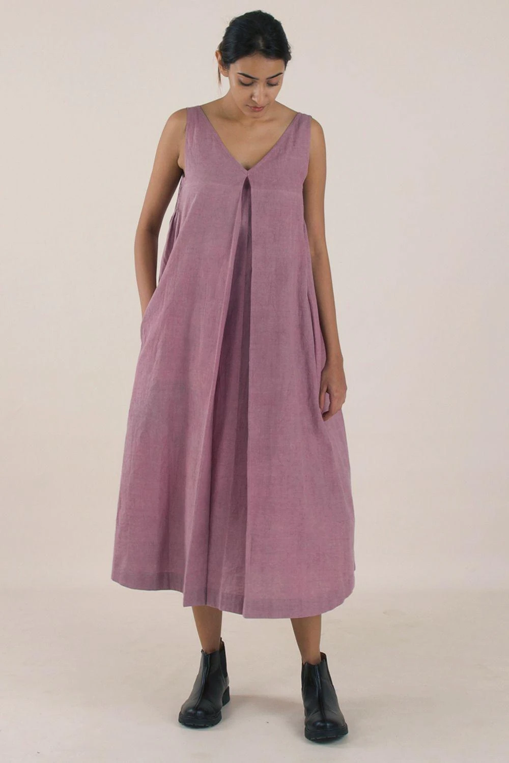 NAMBI-KAI Velvet Plum Dress 1 NAMBI-KAI Velvet Plum Dress