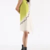 Richa Khemka Lime & Beige Shaded Dress