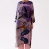 YAVI Eliza Abstract Printed Dress