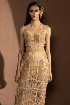 Abhishek Sharma Dusk Glass Beaded Dress 5 Abhishek Sharma Dusk Glass Beaded Dress -Inca Clothing Shop 1511asw8 3