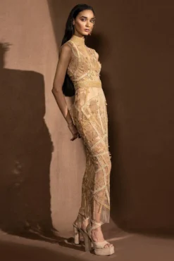 Abhishek Sharma Dusk Glass Beaded Dress 6 Abhishek Sharma Dusk Glass Beaded Dress -Inca Clothing Shop 1511asw8 4