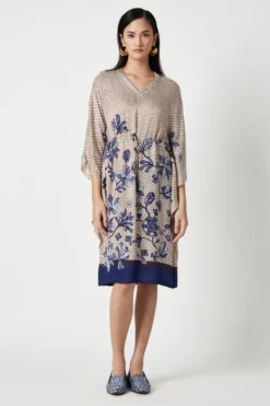 Payal Pratap Brown Timor Printed Dress