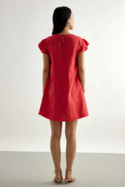 ECHO Kim Front Tie Up Dress -Inca Clothing Shop 156ech6 6