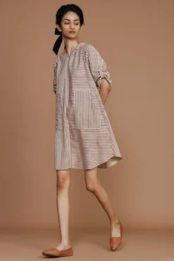 Mati Striped Hooded Dress -Inca Clothing Shop 163mati9 3