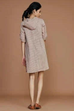 Mati Striped Hooded Dress -Inca Clothing Shop 163mati9 4