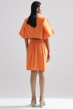 ECHO Orange Tulip Dress -Inca Clothing Shop 16echo8 5