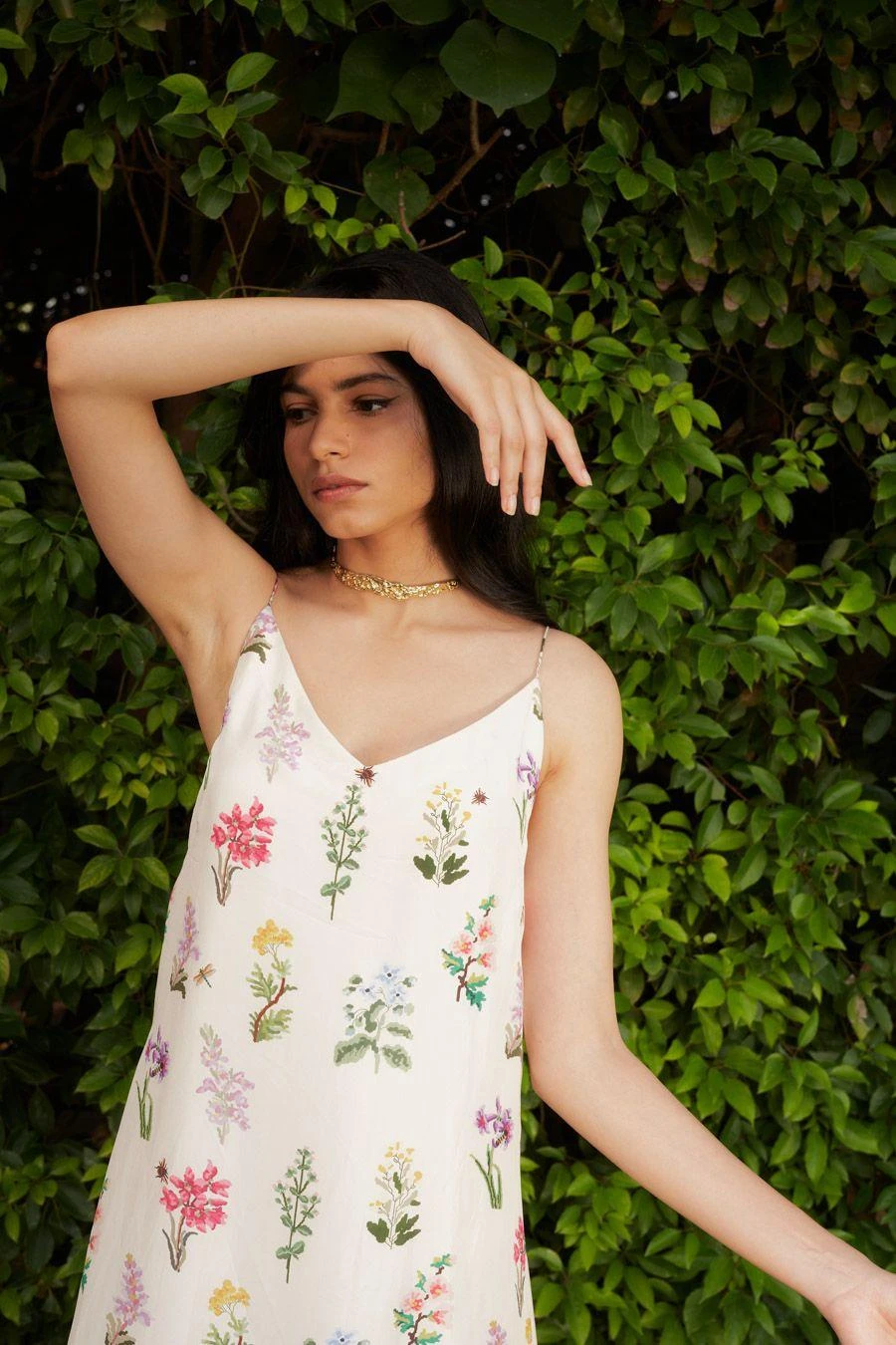 Ode To Odd First Bloom Silk Dress 2 Ode To Odd First Bloom Silk Dress - Image 2