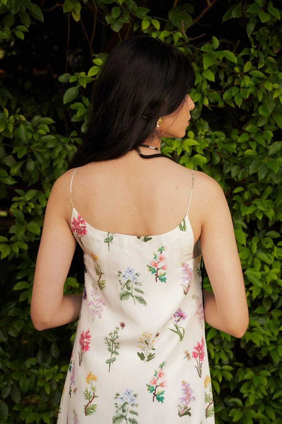 Ode To Odd First Bloom Silk Dress 3 Ode To Odd First Bloom Silk Dress - Image 3