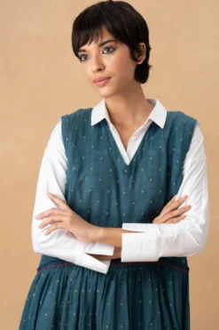 Injiri Blue Rasa Dress -Inca Clothing Shop 171023bs2 4