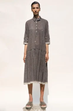 Urvashi Kaur Slate Meridian Dress