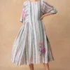 Vineet Rahul Eva Stripe Dress