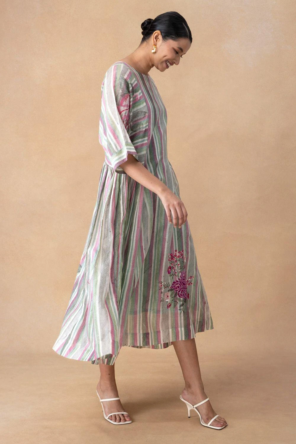 Vineet Rahul Eva Stripe Dress 3 Vineet Rahul Eva Stripe Dress - Image 3