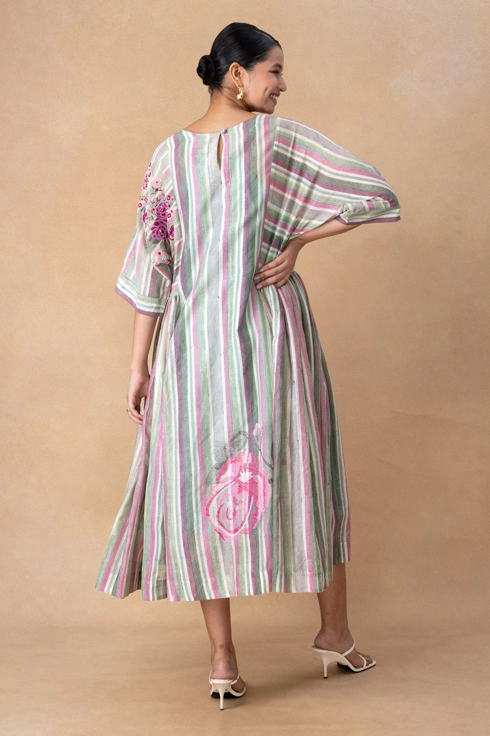 Vineet Rahul Eva Stripe Dress 6 Vineet Rahul Eva Stripe Dress - Image 6