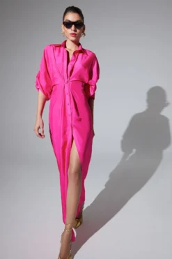 REIK Pink Eve Dress -Inca Clothing Shop 17323rk14 1