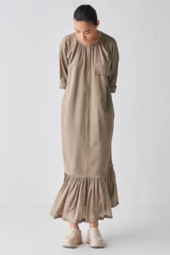 Three Sage Gathered Hem Shirt Dress -Inca Clothing Shop 18223td11 3