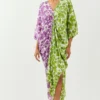 Inca Double Clover Kaftan Dress