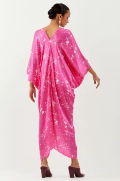 Inca Pink Splatter Kaftan Dress 5 Inca Pink Splatter Kaftan Dress -Inca Clothing Shop 1923ina50 3