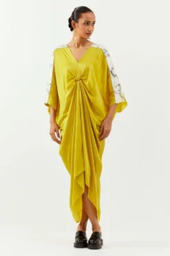 Inca Yellow Kaftan Dress