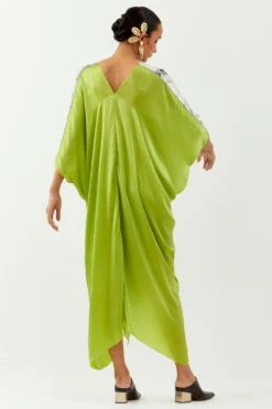 Inca Lime Green Kaftan Dress -Inca Clothing Shop 1923ina73 3