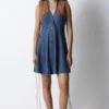431-88 By Shweta Kapur Blue Dana Dress