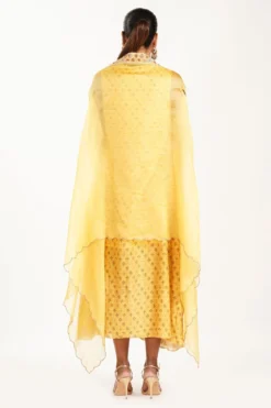 Petticoat Lane By Divya Printed Dress With Cape -Inca Clothing Shop 208bpett 0081662 4 1