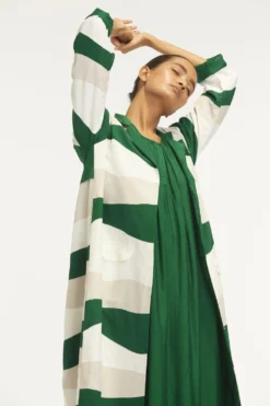 Three Emerald Green Jacket With A Dress -Inca Clothing Shop 208three10 3