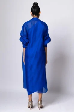 REIK Electric Blue Mimosa Dress With A Moulin Shirt -Inca Clothing Shop 210623rk04 3