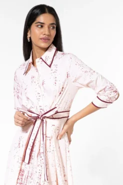 Bodice Pink Printed Dress -Inca Clothing Shop 2111bo12 4