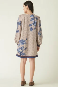 Payal Pratap Brown Aninda Printed Dress -Inca Clothing Shop 2111ppj22 5