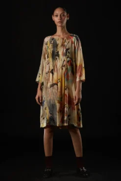 YAVI Beige Amber Dress