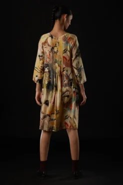 YAVI Beige Amber Dress -Inca Clothing Shop 2111yavi6 4