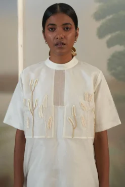 FEBo6 Sun & Shade Off White Shift Dress -Inca Clothing Shop 21723febo32 3