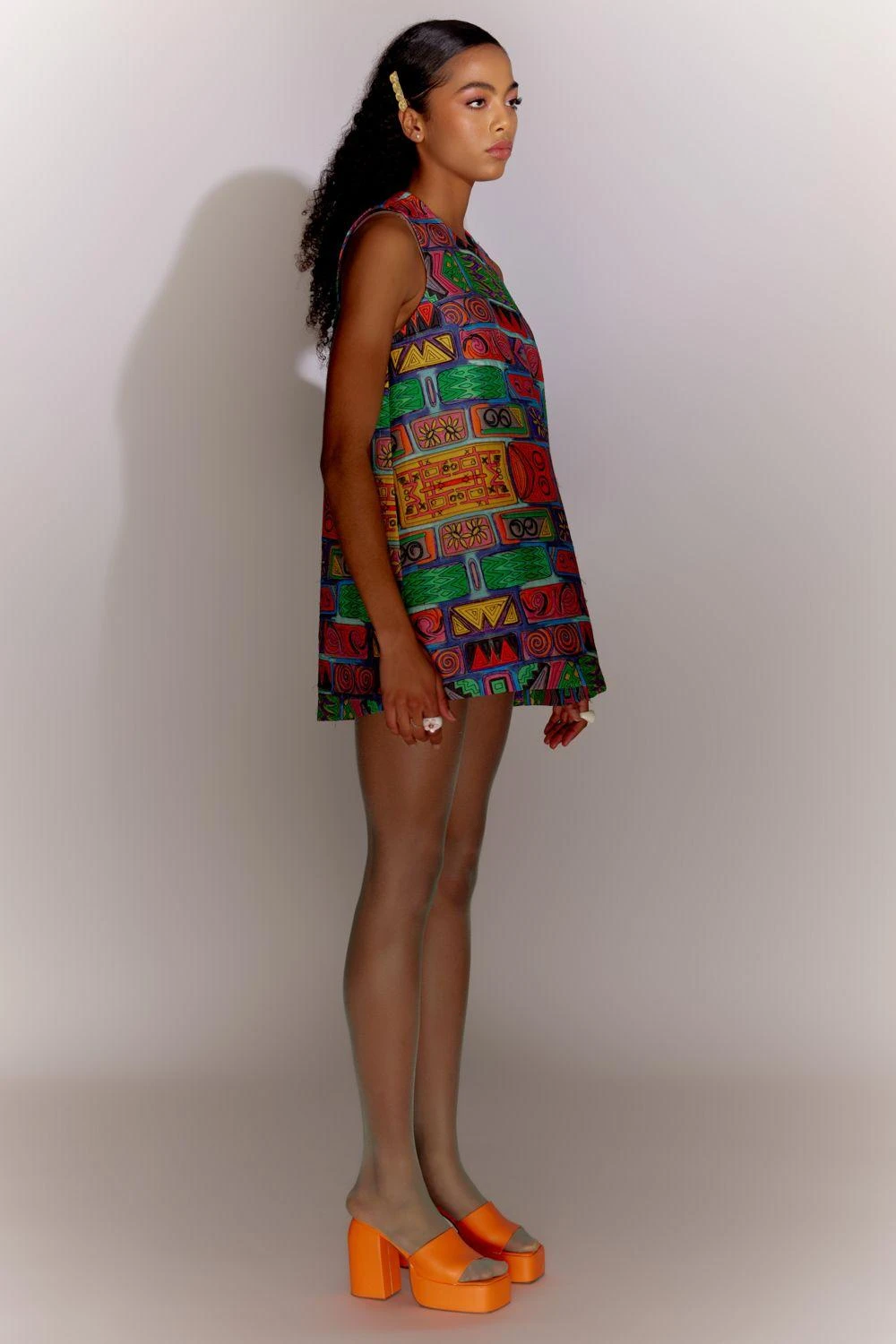 Mini Sondhi Quilted Bricks Dress 2 Mini Sondhi Quilted Bricks Dress - Image 2