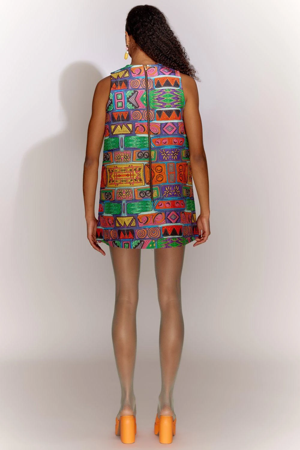 Mini Sondhi Quilted Bricks Dress 5 Mini Sondhi Quilted Bricks Dress - Image 5