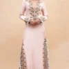 Payal Singhal Rose Pink Embroidered Dress With Tassels